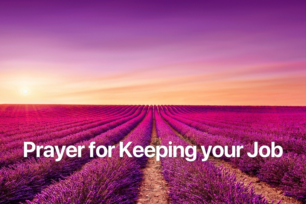 Prayer for Keeping your Job