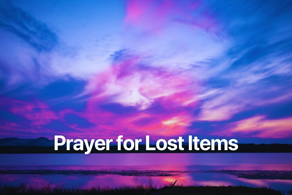 Prayer for Lost Items