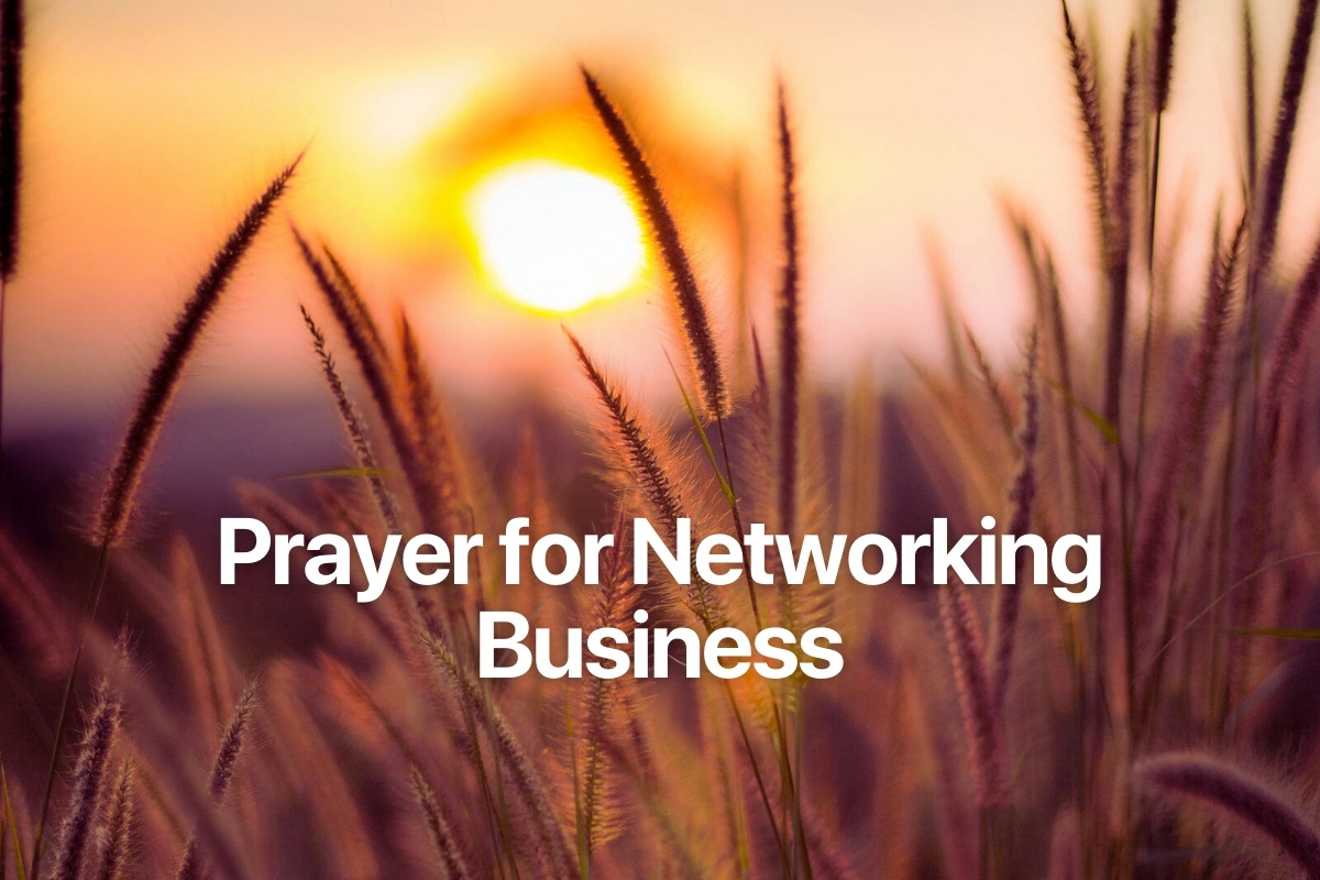 Prayer for Networking Business