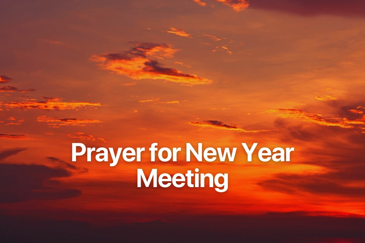 Prayer for New Year Meeting