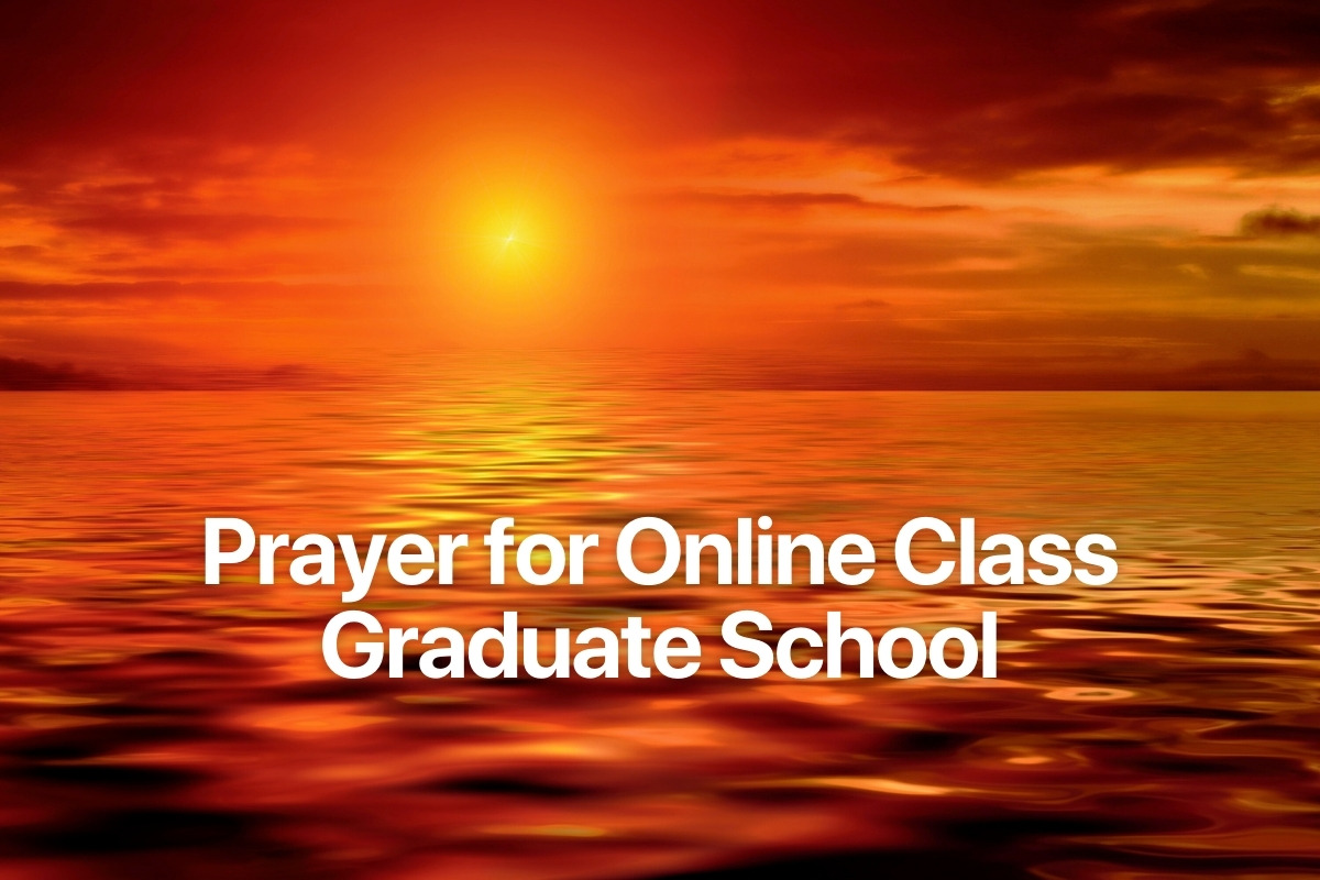 Prayer for Online Class Graduate School