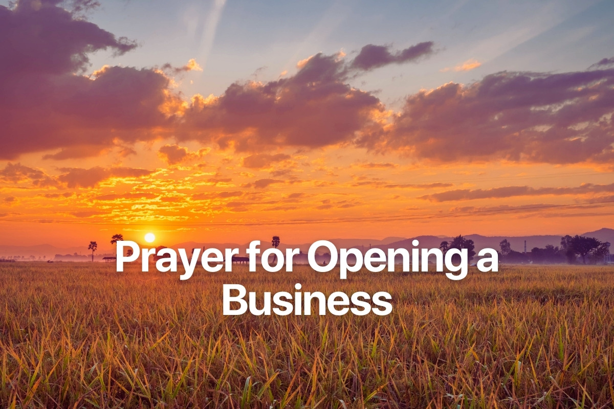 Prayer for Opening a Business
