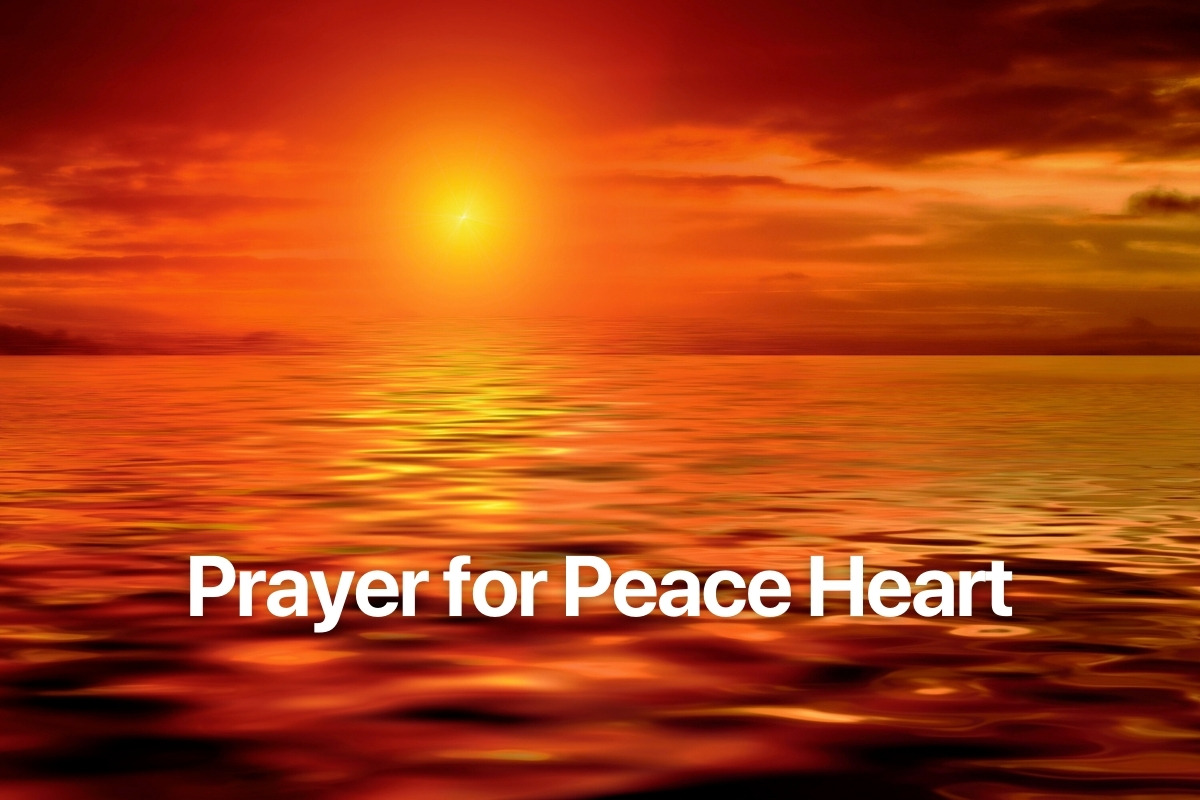 Prayer for Peace Heart