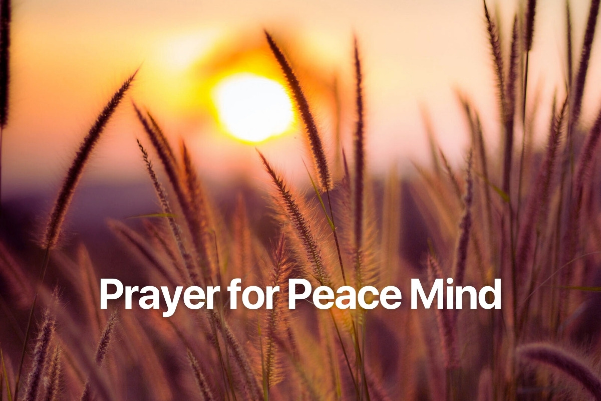 Prayer for Peace Mind