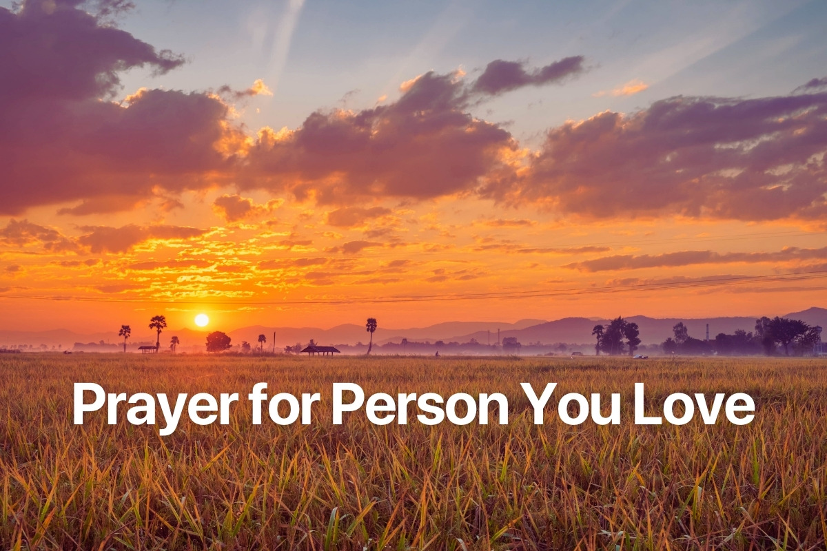 Prayer for Person You Love