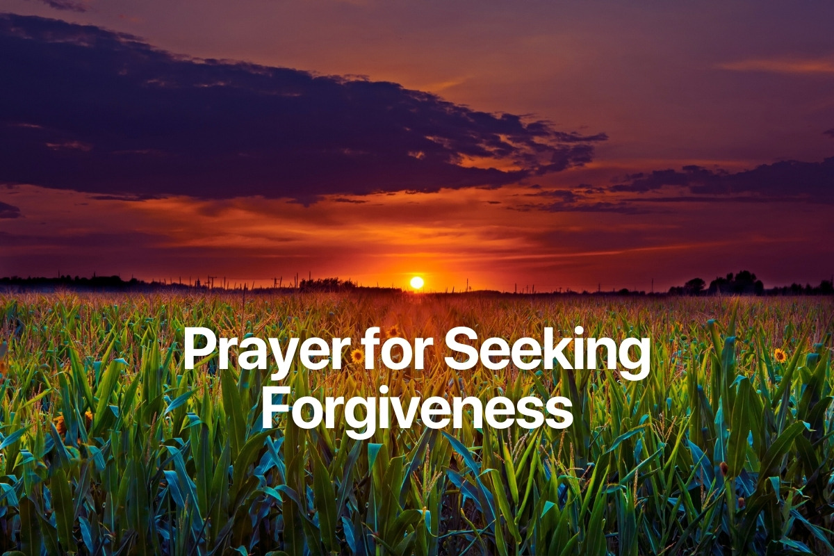 Prayer for Seeking Forgiveness