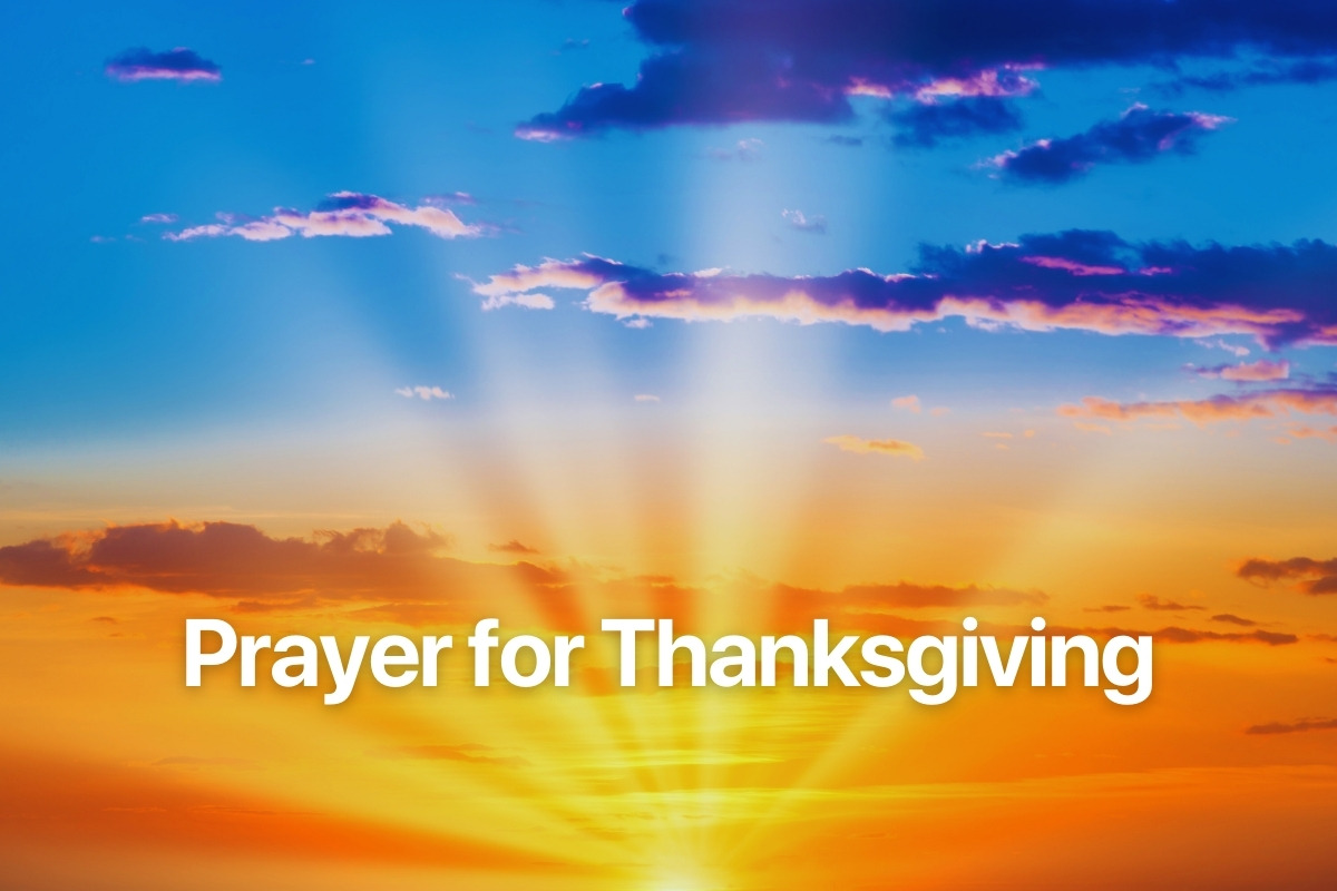 Prayer for Thanksgiving
