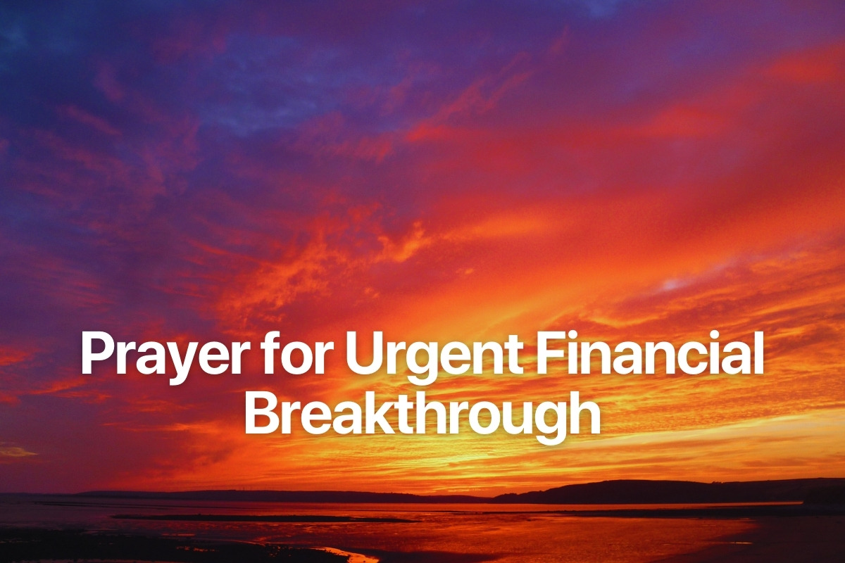 Prayer for Urgent Financial Breakthrough
