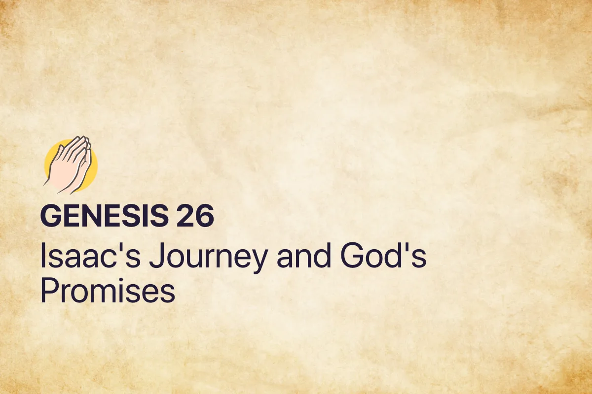 Genesis 26: Isaac's Journey and God's Promises