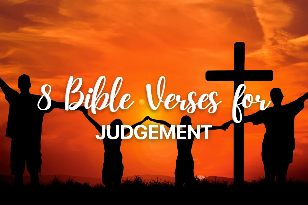 8 Bible Verses for Judgement