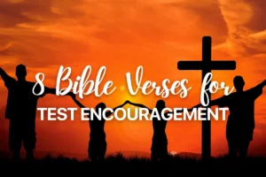 8 Bible Verses for Test Encouragement
