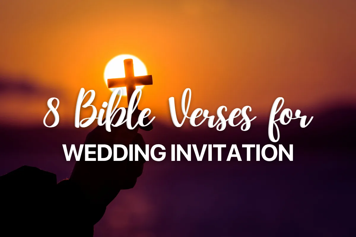 8 Bible Verses for Wedding Invitation